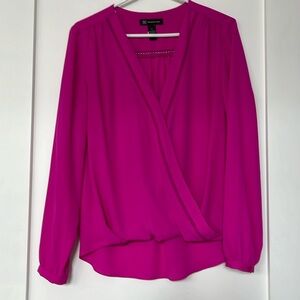 Hot pink blouse